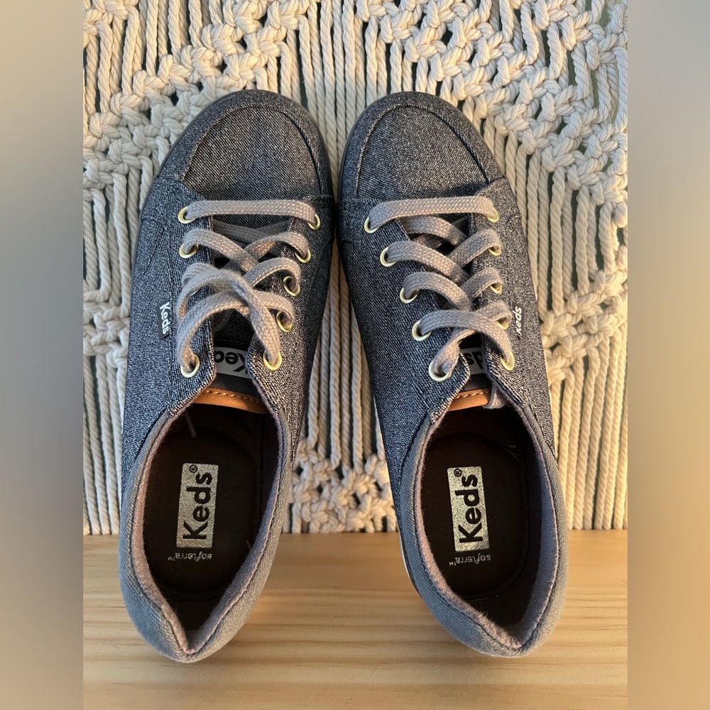 Keds Women's Casual Navy Canvas Sneakers - Navy - Picture 8 of 12